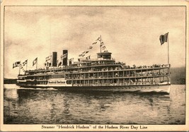 Steamer Hendrick Hudson on Hudson Day Line UNP Unused Winsch Back DB Postcard - $3.91