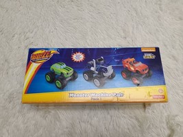 Blaze Monster Machines Pals 3 Pack Die Cast Trucks NEW Crusher Pickle New Sealed - £23.26 GBP