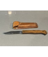 Vintage Large Brazilian Folding Survival Knife &amp; Sheath - £18.94 GBP