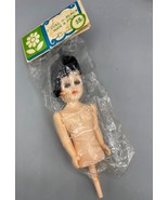 Vintage 6&quot; Half Doll on Pick Cake Topper Crafts - $127.83 MXN