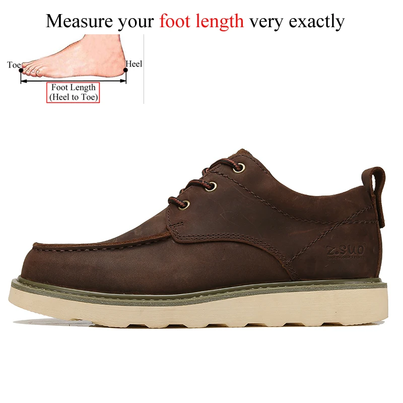 Men Genuine Leather Work Shoes Outdoor Working Without Steel Cap Natural... - $136.86