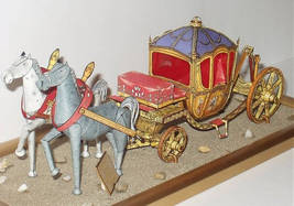 Paper craft - 18th Century Coach Paper Model **FREE SHIPPING** - $2.90