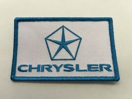 CHRYSLER SEW/IRON ON PATCH BADGE EMBLEM EMBROIDERED BLUE WHITE 300 HEMI ... - $7.92