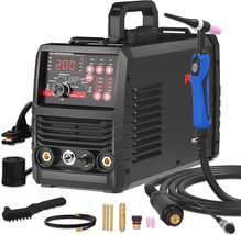 PONEY TIG Welder 200 Amp 5 in 1 TIG Welding Machine DC Tig/Spot Tig/Puls... - $415.20