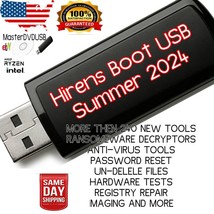 Hiren’s BOOT USB 2024 With Extra Tools 8GB PC Support Tech Tool - £9.93 GBP