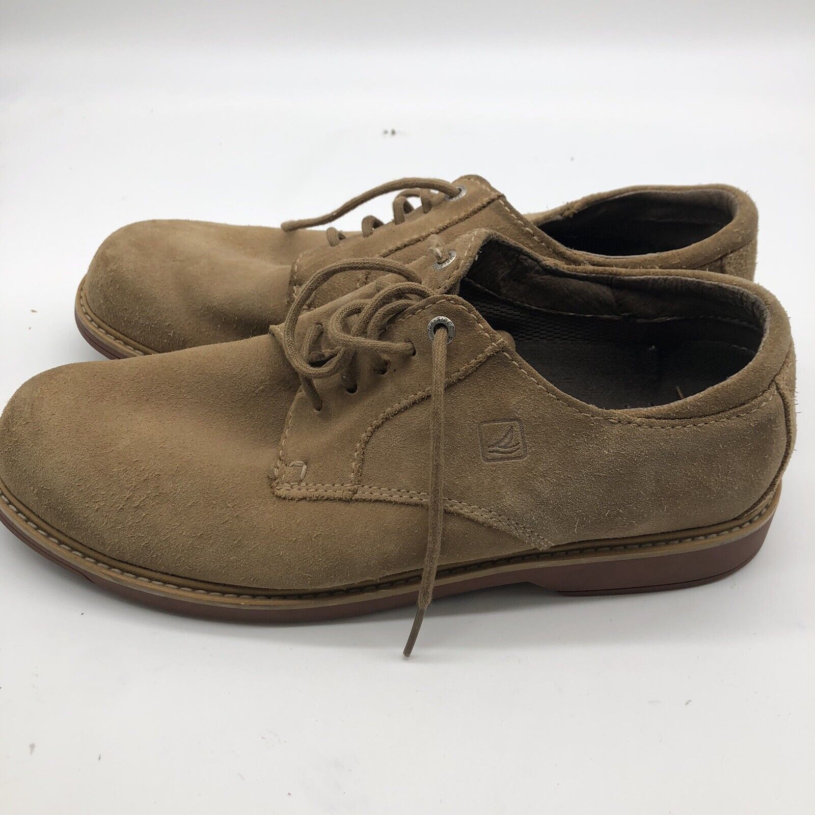Primary image for Sperry Top-Sider Men’s Size 11.5 Lace Up Leather Casual Shoe Tan/Brown 0664771