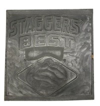 Staggers Best Bag Printing Plate Adverting Vintage Decor - £11.74 GBP