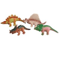 Vintage 1993 U.K.R.D. Lot of 4 Toy Figure Dinosaurs: Triceratops, Stegosaurus... - £13.60 GBP