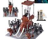 LOTR Saruman & Uruks Orc War Mammoth Legion Army Set C 15 Minifigure Toys - £35.04 GBP