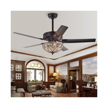 48 in. Catalina 3-Light Indoor Hand Pull Chain Ceiling Fan Bronze - €272,67 EUR