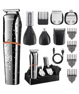 6 in 1 Beard Trimmer Electric Razor Grooming Kit for Mens Beard Face Nos... - $95.71 CAD