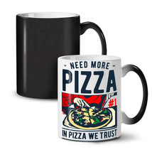 In Pizza We Trust NEW Colour Changing Tea Coffee Mug 11 oz | Wellcoda - £19.06 GBP