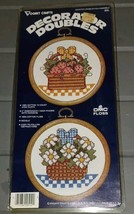 Vogart Crafts Counted Cross Stitch Kit NIP Decorator Doubles Basket Frui... - $8.25