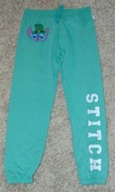 Womens Sweatpants Disney Stitch St. Patricks Day Green Joggers Elastic W... - £18.94 GBP