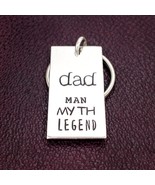 Dad Man Myth Legend Keychain, Father&#39;s Day Keychain, Gift for Dads, New ... - $10.95