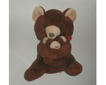 VINTAGE CONESCO CHASE BROWN TEDDY BEAR STUFFED ANIMAL PLUSH MOM &amp; BABY TOY - $19.00