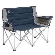 Camping Chair 2 Person Outdoor Folding Double Chairs Seats Lawn Beach Fold New ~ - £78.09 GBP