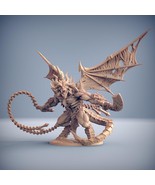 3D Printed Artisan Guild Epic Boss - Baalzrodan the Demon King 28mm 32mm... - $51.83 CAD+