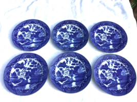 Blue Willow Japan 9” Luncheon Plates Heavier Grade Plates 1940s-50s - £53.80 GBP