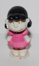 Peanuts Lucy 1.75&quot; Tall PVC Figure 1966 United Features Made In Hong Kong - $3.99