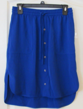 Apt. 9 High Low Elastic Waist Skirt HYPNOTIC BLUE Women s Sz XS-XL NWT M... - $18.69