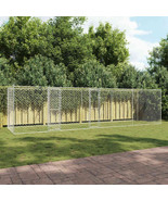 Dog Cage Silver 800 x 200 x 200 cm Galvanised Steel - $956.83 CAD