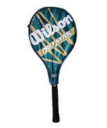 Wilson Pro Star Oversize L2 4 1/4 Tennis Racquet Teal With Cover Black Grip - £11.25 GBP