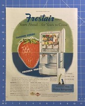 Vintage Print Ad Frostair Duplex Refrigerator Strawberry Chicago IL 13.5... - £13.09 GBP