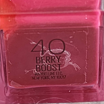 Maybelline New York 40 BERRY BOOST Vivid Matte Liquid ColorSensational 0... - £4.27 GBP