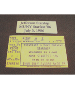 1986 Jefferson STARSHIP Ticket Stub~MUNY STARFEST &#39;86~July 3, 1986~St Lo... - £28.35 GBP