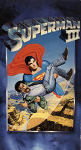Rare Superman Iii(Vhs 1989)Richard Pryor Christopher Reeve-TESTED-VINTAGE-SHIP24 - £11.81 GBP