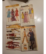 Lot Of 4 Butterick And Simplicity Vintage Patterns Size 26 Bust 38 - 197... - £17.90 GBP