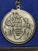 Vintage The Dark Continent Busch Gardens Tampa Fla Keychain 1 1/2&quot; - £31.37 GBP