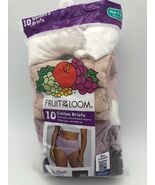 Fruit of the Loom 10 Cotton Briefs Multicolor Pack of 10 Pairs Womens Si... - $20.71 CAD
