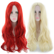 Middle Part Cosplay Heat Resistant Hair Wigs Long Hair 26inches - £13.37 GBP