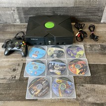 Microsoft Original Xbox Console Bundle w/ 1 Controller &amp; 7 Games - Tested - £112.23 GBP