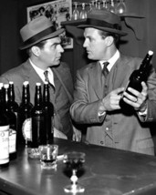 Robert Stack And Paul Picerni In The Untouchables In Bar Holding Booze Bottles 1 - $69.99