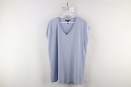 Eileen Fisher Womens XXS Blank Sleeveless Oversized Baggy T-Shirt Periwi... - £30.46 GBP