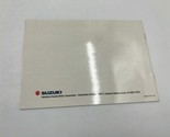 2011 Suzuki Kizashi Owners Manual Set with Case OEM I01B38008 - £32.46 GBP