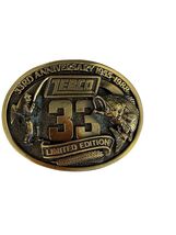 Vintage Zebco 33 Belt Buckle 33rd Anniversary 1955–1988 Limited Edition ... - $22.50
