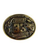Vintage Zebco 33 Belt Buckle 33rd Anniversary 1955–1988 Limited Edition ... - $22.50