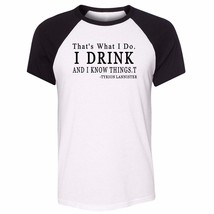 That&#39;s What I Do I Drink And I Know Things Boys Mens T-Shirt Graphic Tee Shirts - £13.85 GBP