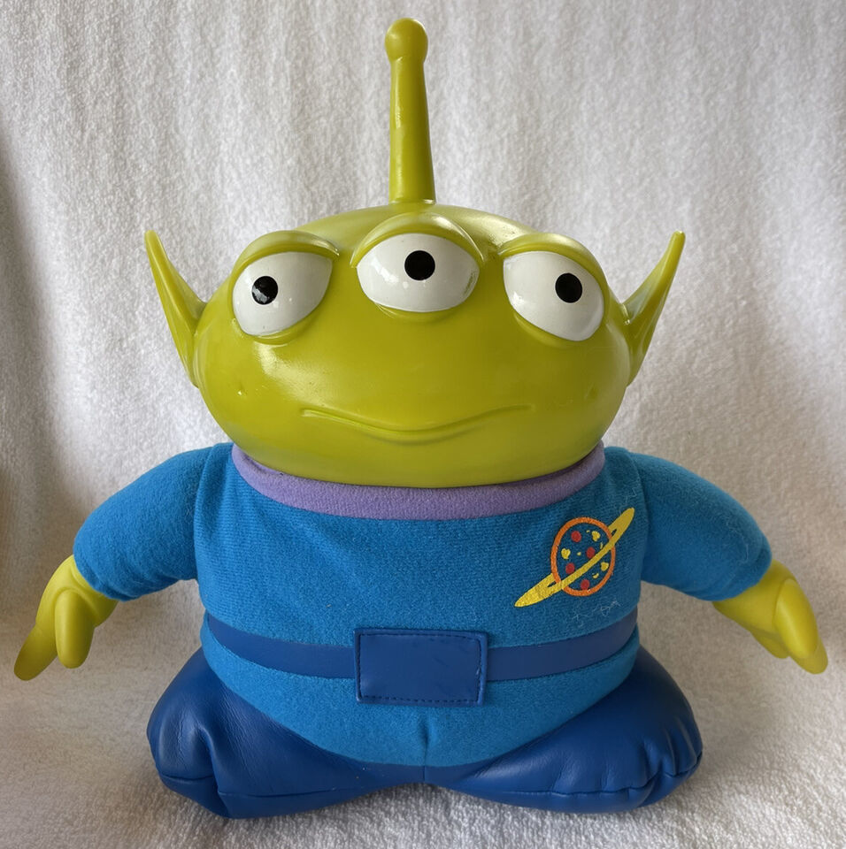 Vintage 1995 Toy Story Disney Pixar Original Plush Talking Alien 12" Thinkway - £28.19 GBP