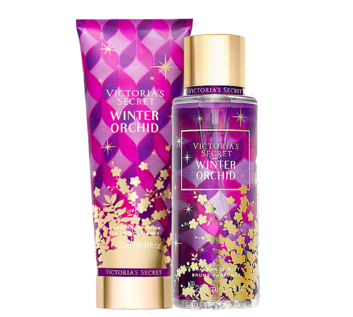 Victoria's Secret Winter Orchid Fragrance Lotion + Fragrance Mist Duo Set - £31.25 GBP