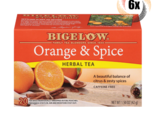6x Boxes Bigelow Orange &amp; Spice Herbal Tea | 20 Pouches Per Box | 1.50oz - $35.47