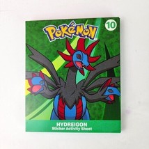 McDonald&#39;s Toys Pokemon 10 Hydreigon Sticker Activity Sheet UNOPENED - $4.95