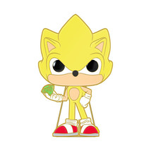 Sonic the Hedgehog Super Sonic Glow Enamel Pop! Pin - £25.93 GBP