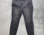 Good American Curve Crossover Waistband High Rise Slim Jeans Light Black... - $26.18