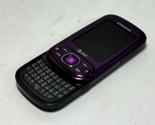 Samsung Strive PURPLE SGH-A687 Mobile Phone AT&amp;T Wireless 3G NO BATTERY - $9.89