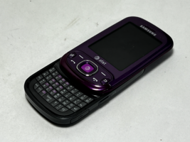 Samsung Strive Purple SGH-A687 Mobile Phone At&T Wireless 3G No Battery - $9.89